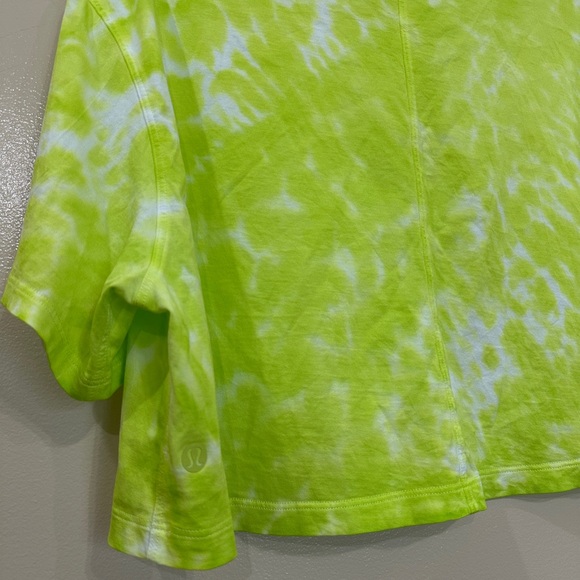 Lululemon All Yours Cropped Cotton T-Shirt *Tie Dye - Picture 6 of 6